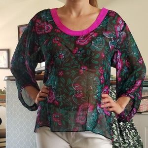 Nanette Lepore Silk Top Size Small
